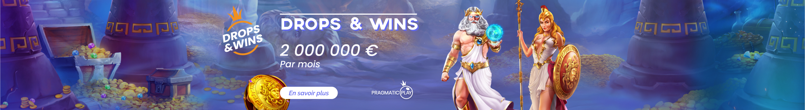 Drop & Wins action directe du Azur Casino