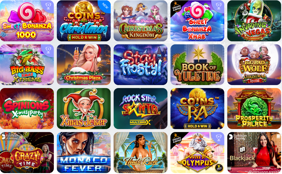 machines à sous de Azur casino disponibles