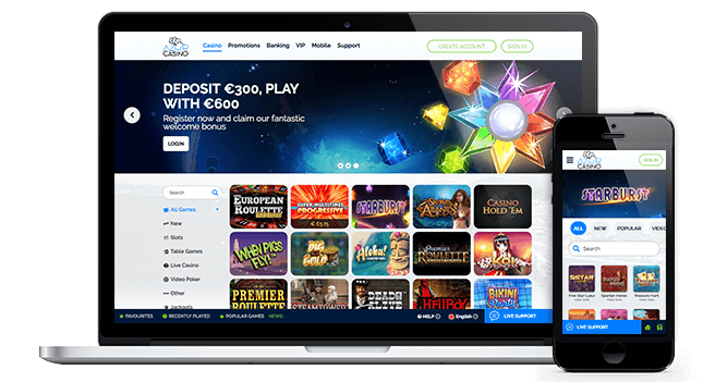 Application mobile du Azur casino